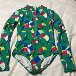 Mini Boden Colorful Long Sleeve Swimsuit